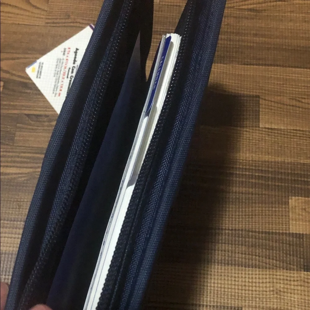 Mead Five Star Navy Zippered Planner Case  NWT. Vintage 1990’s
